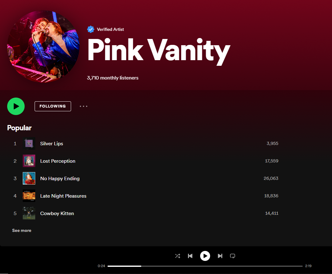 Pink Vanity