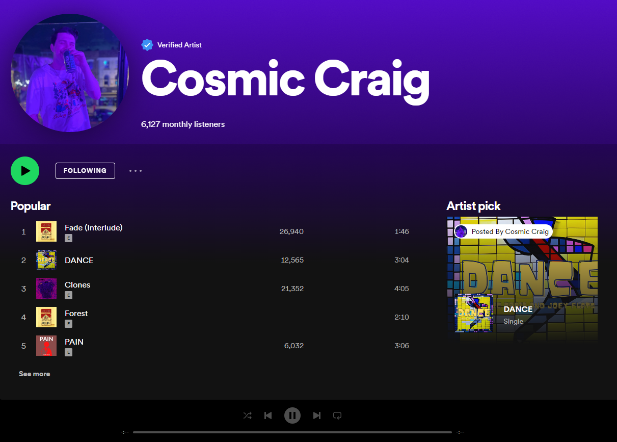 Cosmic Craig