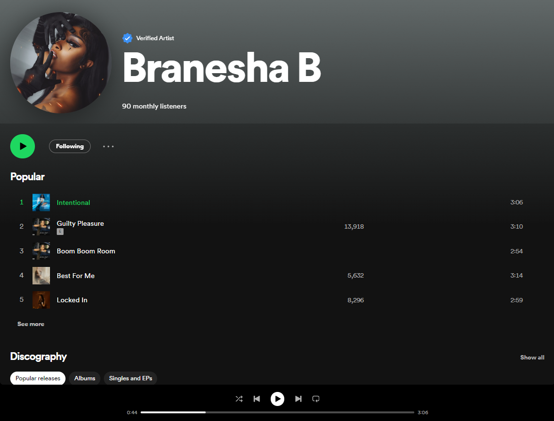 Branesha B