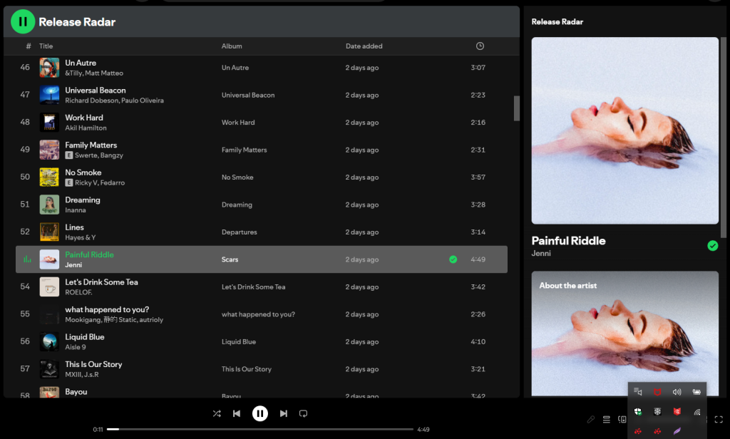 Spotify algorithmic playlists