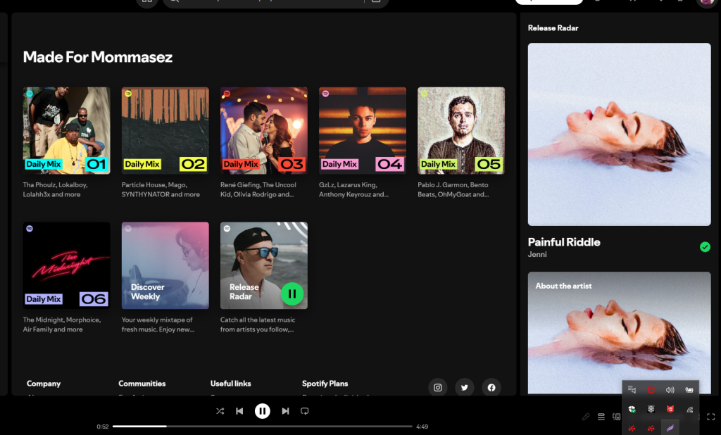 Spotify algorithmic playlists