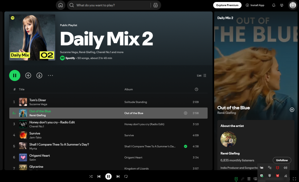 spotify Daily Mix 2