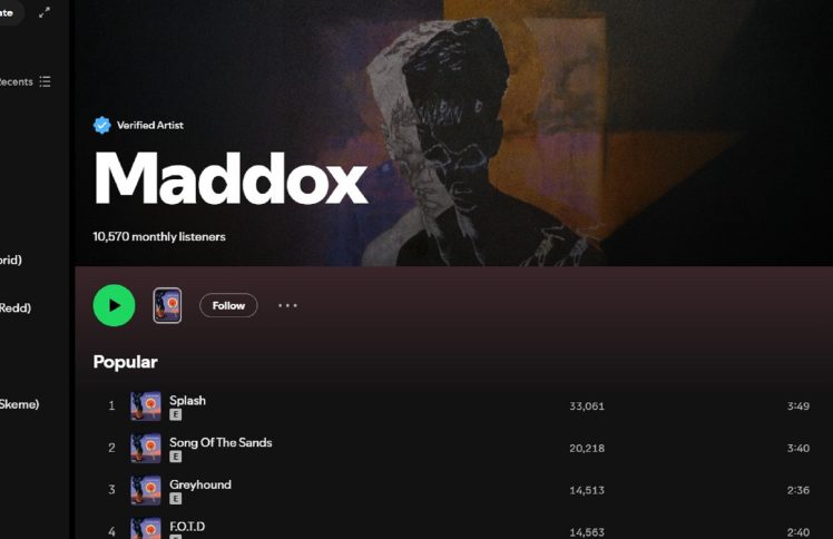 Maddox | a gritty, high-energy anthem