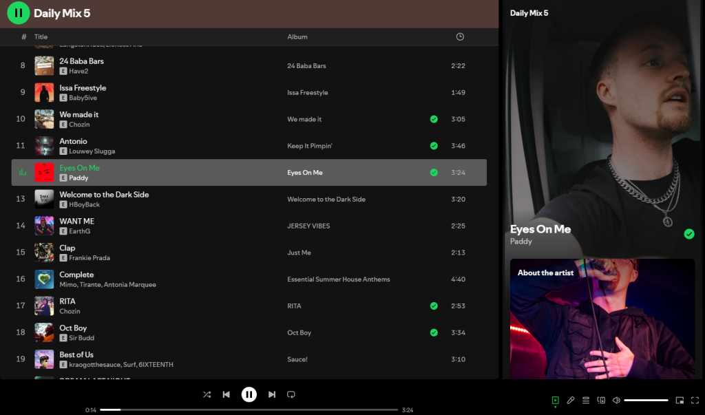 Spotify algorithmic playlists 5