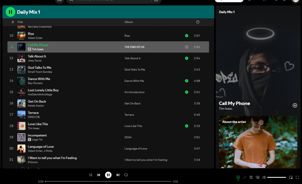 Spotify algorithmic playlists